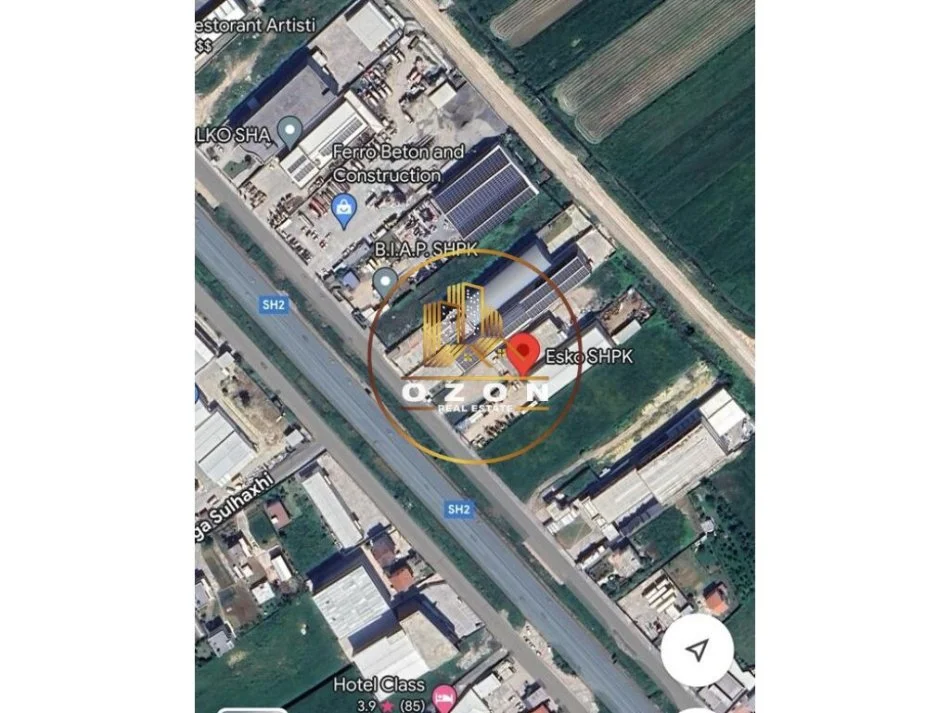 Kapanon Industrial në Shitje në Autostradën Tiranë-Durrës!