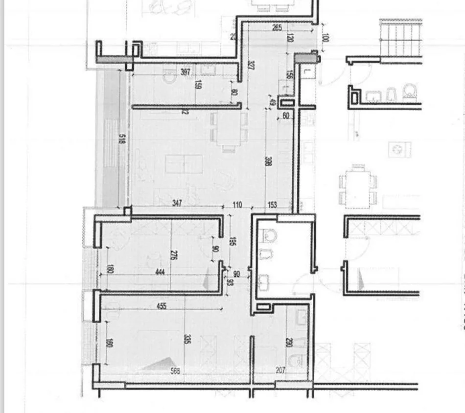 Tirane, shes apartament 2+1+Ballkon Kati 6, 111 m² 144,300 € (Rruga Xhanfize Keko, Porcelan)