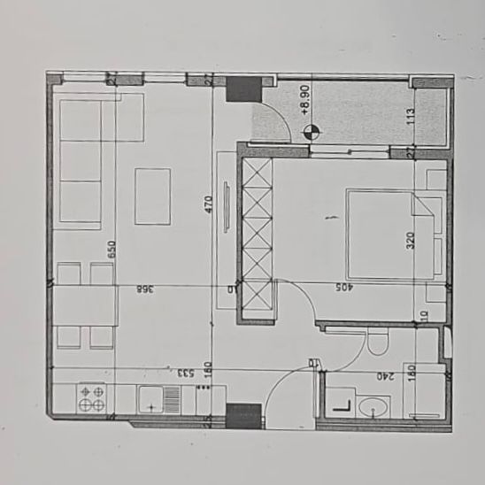 Tirane, shitet apartament 1+1 Kati 2, 66 m² 141,000 € (Stacioni i trenit)