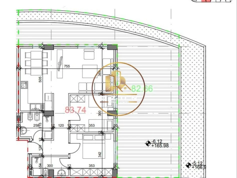 Shitet Apartament 2+1 tek Kodra e Diellit 2!