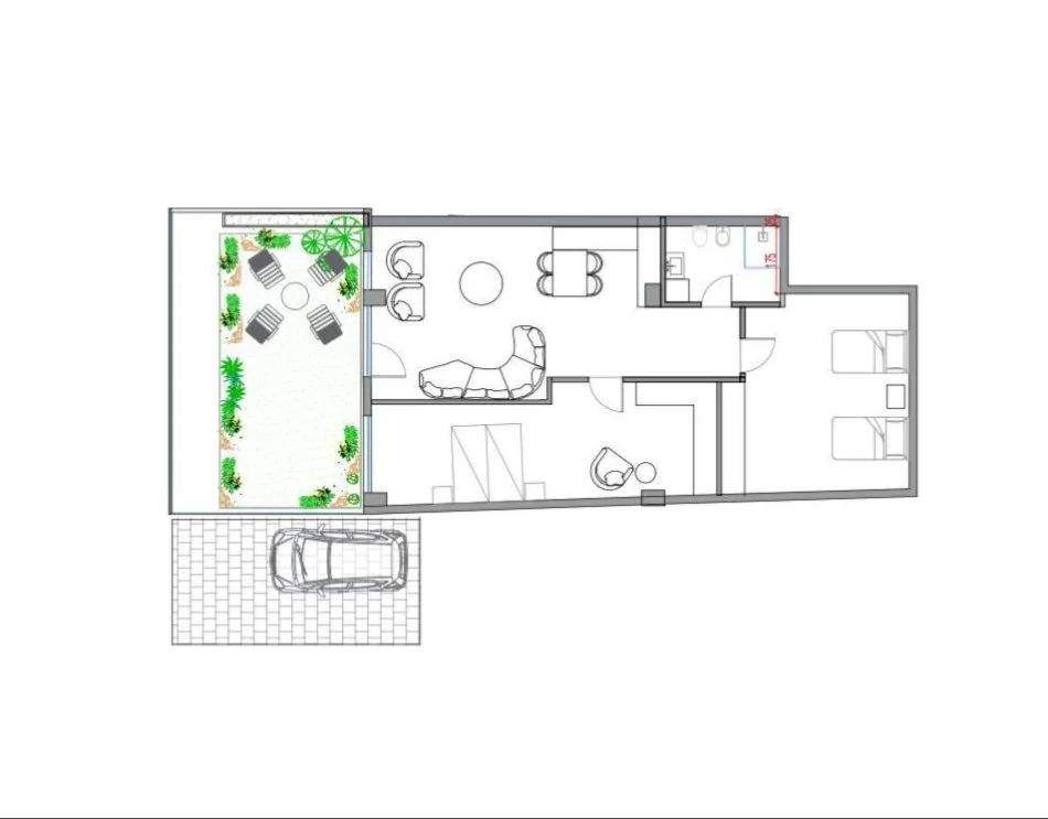 Vlore, shitet apartament 2+1 Kati 1, 100 m² 150.000 € (Rezidenca Odeon ne Vlore)