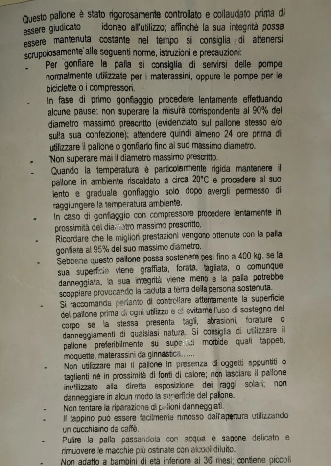 Tirane, shes Topa per ushtrime ne palester 3500 lek