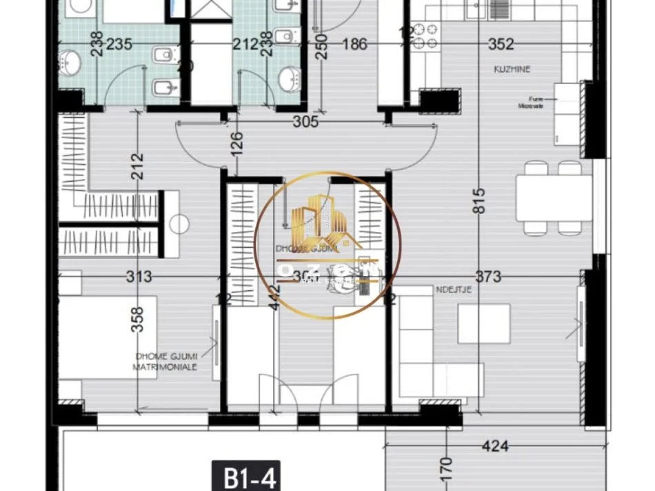 Në Shitje Apartamente 2+1 dhe 3+1 tek Diellon Residence në Mjull-Bathore 1000 €/m²!