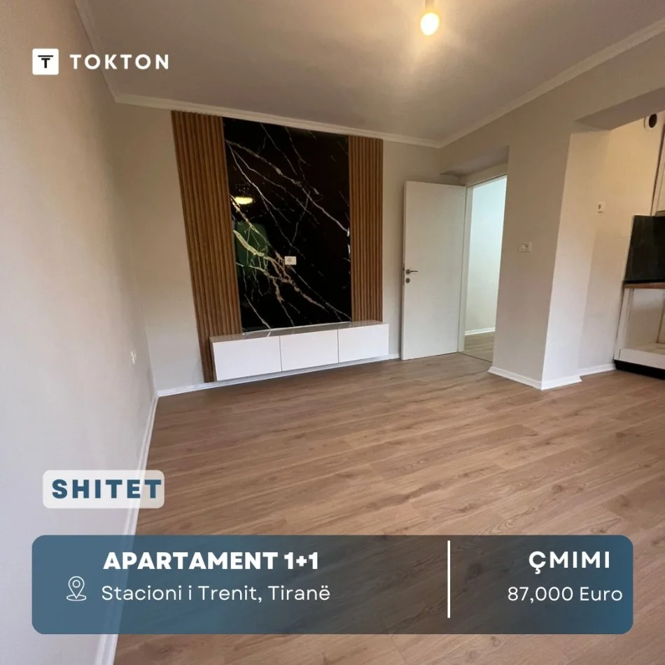 Tirane, shitet apartament 1+1 Kati 3, 56 m² 87.000 € (Ish-Restorant Durrësi)