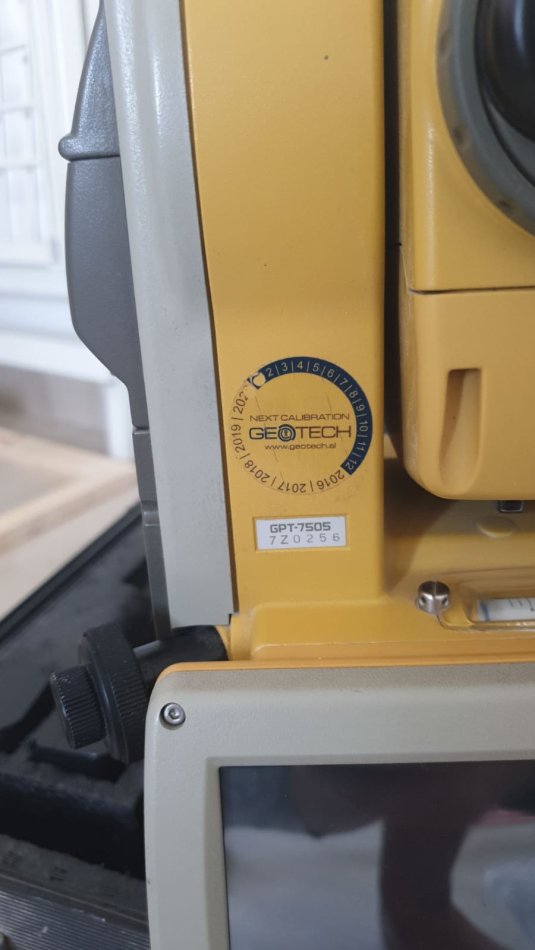 Shkoder, shes pajisje te ndryshme TOTAL STATION TOPCON GT 7505