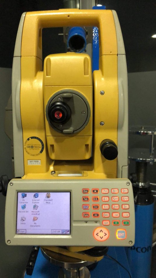 Shkoder, shes pajisje te ndryshme TOTAL STATION TOPCON GT 7505
