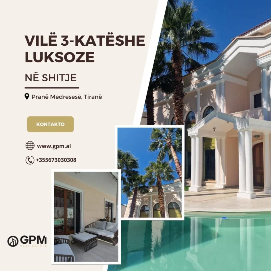 Tirane, shitet Vile 3 Katshe Kati 0, 688 m² (RRuga Dibres)