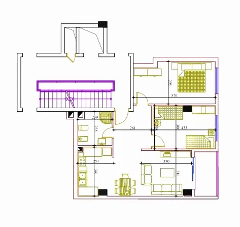 Tirane, shitet apartament 2+1 Kati 9, 89 m² 98.000 € (Astir)