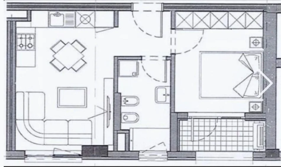 Tirane, shitet apartament 1+1 Kati 6, 53 m² 73.000 € (Ali dem)