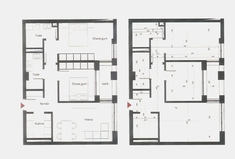 Tirane, shitet apartament 2+1 Kati 3, 100 m² 132.000 € (siri kodra)