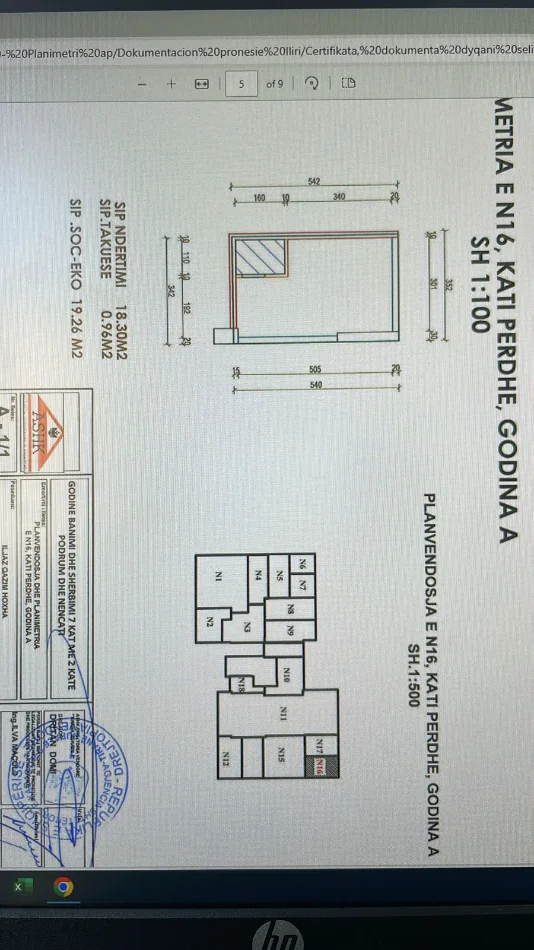Shitet: Amb i persht. per Zyre ( Selitë - Fiks te Rrethi, me pamje) me Verande | S. 19.26m² || 50,000 Euro
