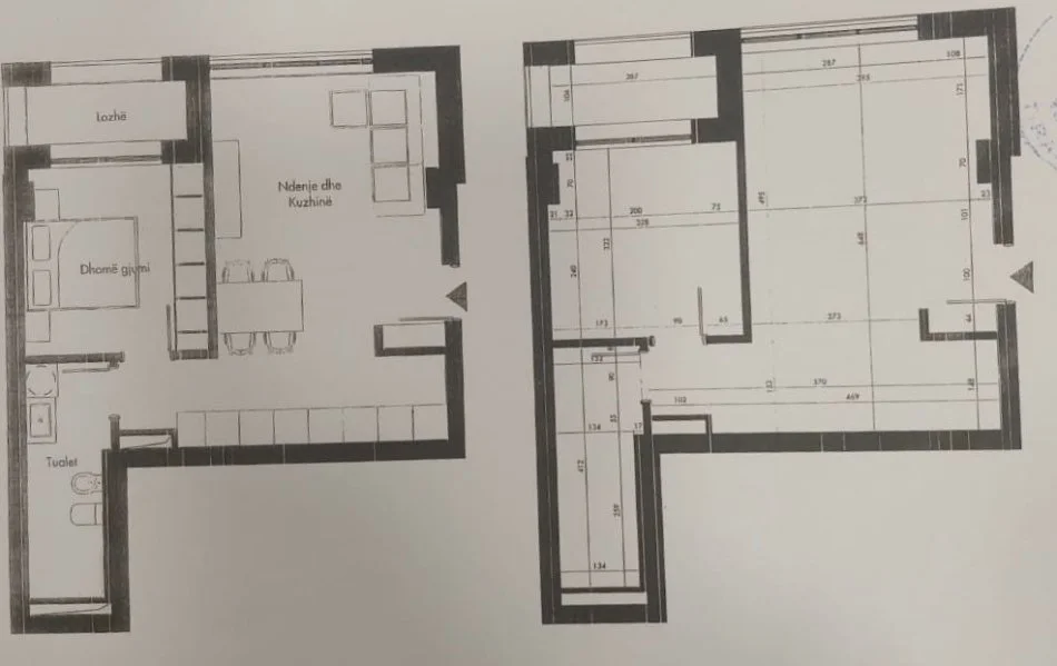 Tirane, shitet apartament 1+1 Kati 2, 76 m² 121.600 € (Ish restorant durrsit)