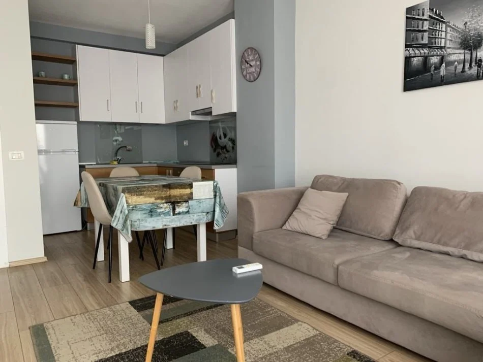 Tirane, jepet me qera apartament 1+1+Ballkon Kati 3, 65 m² 600 € (Komuna Pariist)