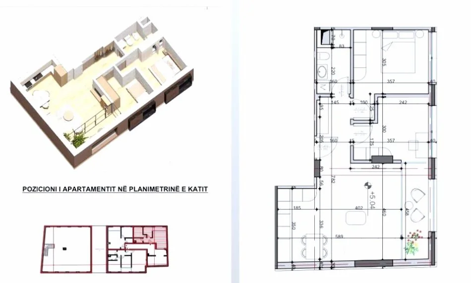 Tirane, shitet apartament 2+1 Kati 1, 89 m² 143.200 € (Siri Kodra)