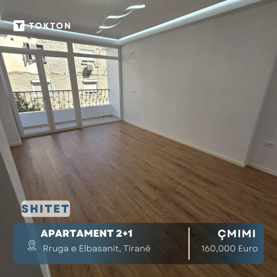 Tirane, shitet apartament 2+1 Kati 3, 72 m² 160.000 € (RRUGA E ELBASANIT , TIRANE)