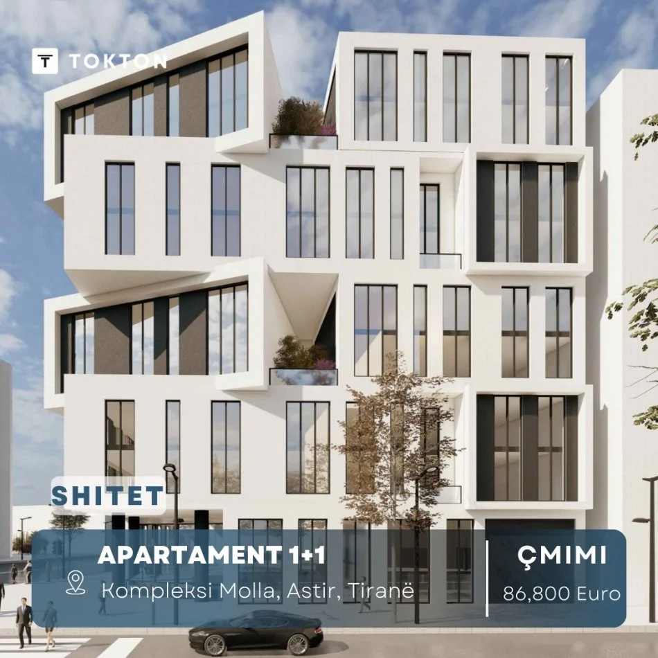 Tirane, shes apartament 1+1 Kati 3, 62 m² 86.800 € (Kompleksi Molla)
