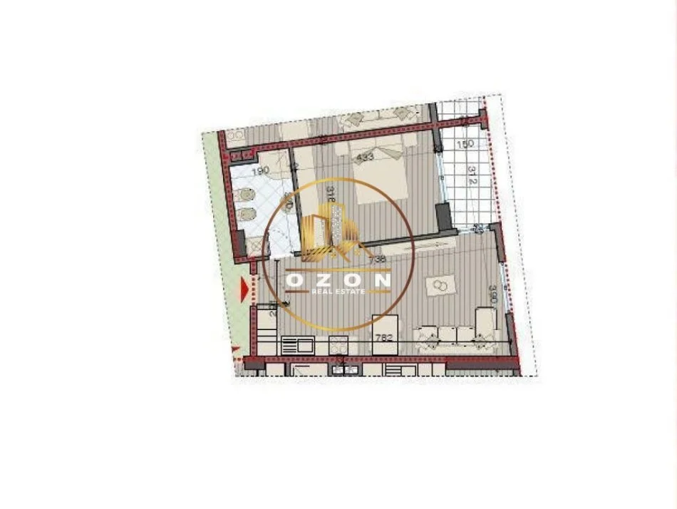 Apartament 1+1 në Shitje Pranë Vila L 2 me Post Parkimi!