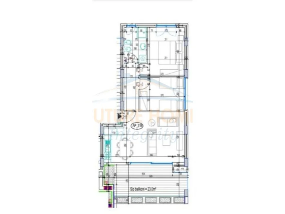 Gjiri Lalezit | Hamallaj, shitet apartament 2+1 Kati 2, 104 m² 327.285 € (SAN PIETRO GJIRI I LALZIT)