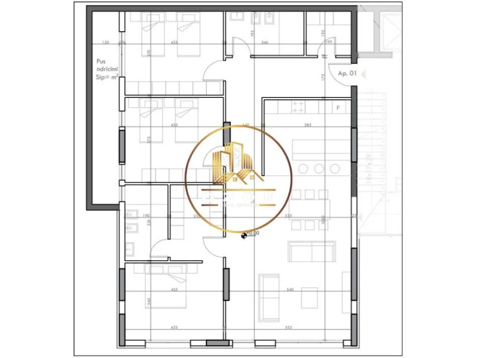 Okazion Apartament 3+1+2 në Shitje tek Rezidenca Blin në Farkë të Vogël Me Cmim Klering!