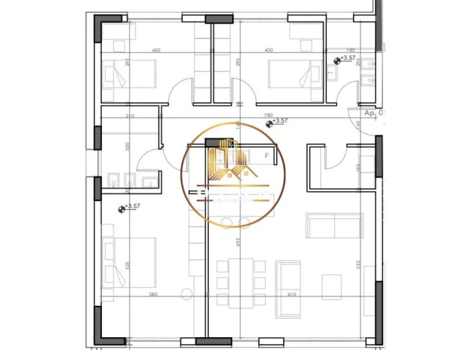 Okazion Apartament 3+1+2 në Shitje tek Rezidenca Blin në Farkë të Vogël Me Cmim Klering!