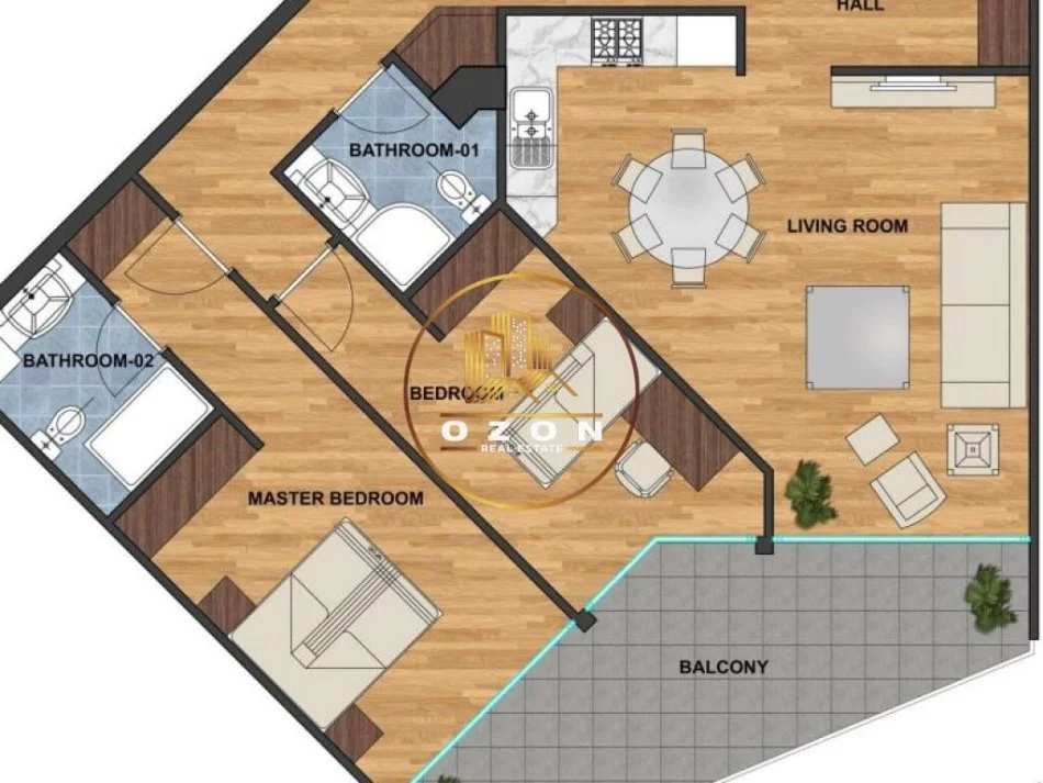 Shitet Apartament 2+1+2 tek Palladium Residences!