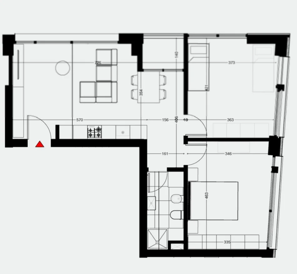 Tirane, jepet me qera apartament 2+1+Ballkon Kati 5, 90 m² 600 € (Bulevardi i Ri)