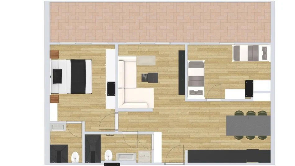 Tirane, Apartament 2+1 per shitje Kati 2, 84 m² 175.000 € (Shkolla e Kuqe)