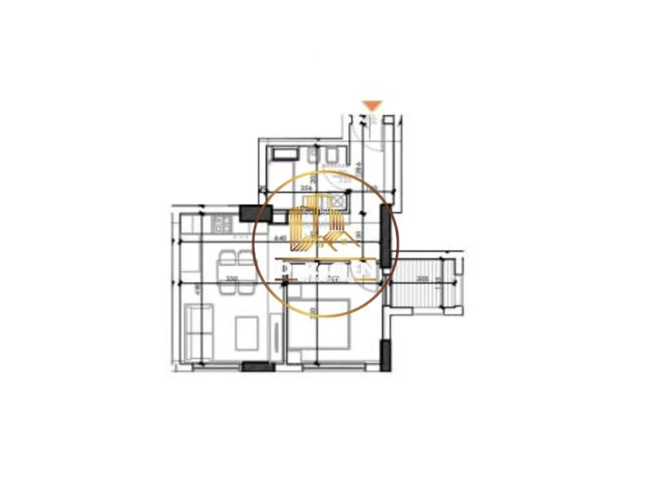 Apartament 1+1 për Shitje tek White Tower!