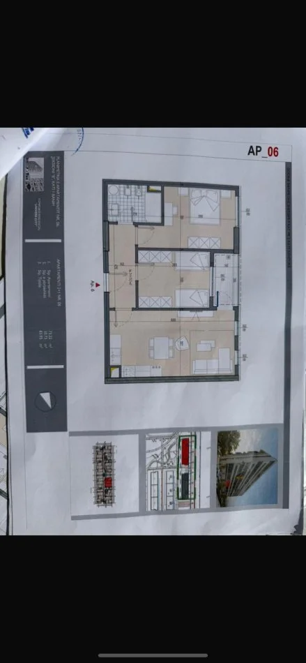 Tirane, shitet apartament 2+1+Ballkon Kati 1, 84 m² 78.000 € (Gryka e Kacanikut)