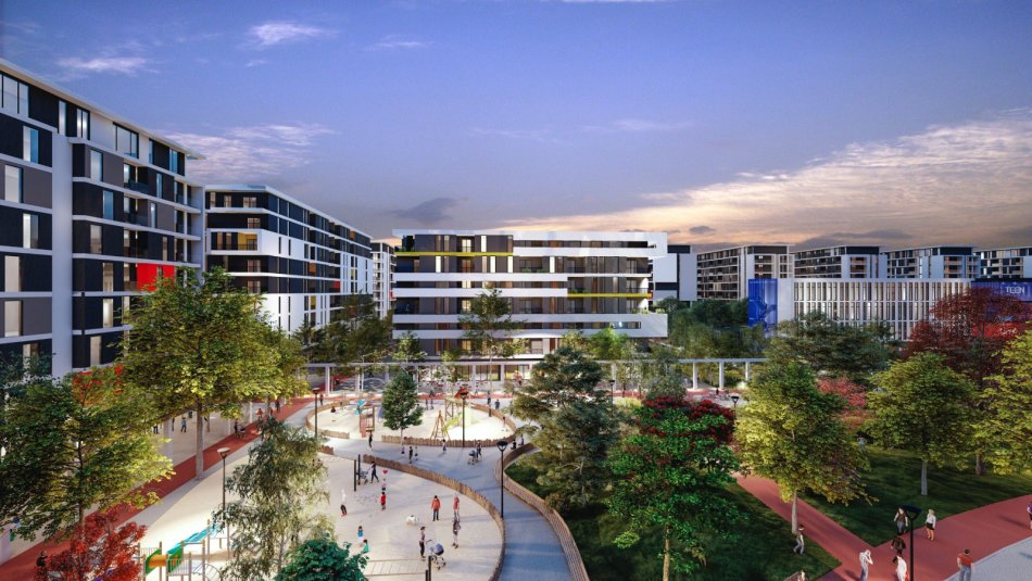 Tirane, shitet apartament 1+1+Ballkon Kati 6, 53 m² (Univers City)