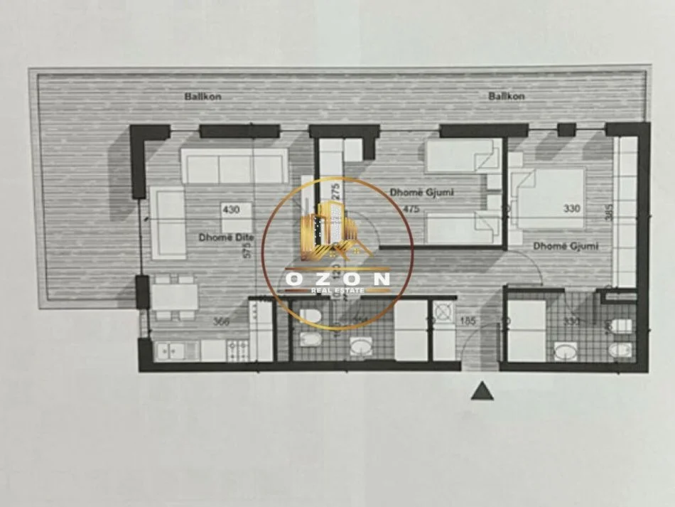 Apartament 2+1+2 për shitje tek Univers City, Pranë QTU-së!