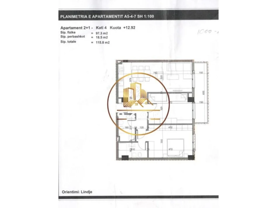 Apartament 2+1+2 për Shitje Tek Aluna Residence Paskuqan!