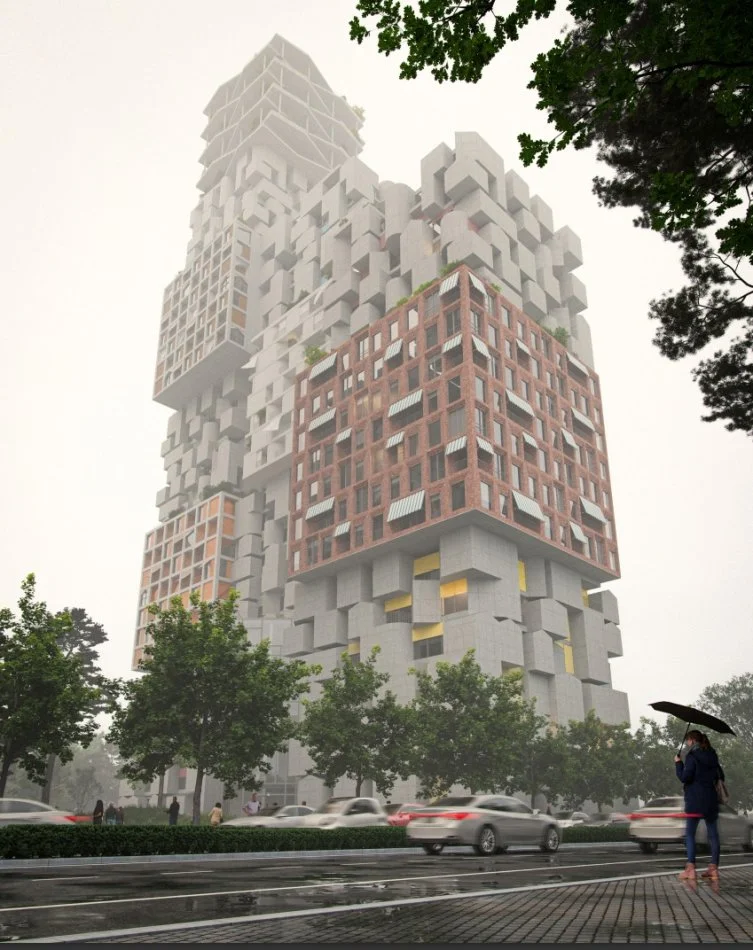 Tirane, shitet apartament 2+1+Ballkon Kati 16, 111 m² 298.500 € (Rruga Muhamet Gjollesha)