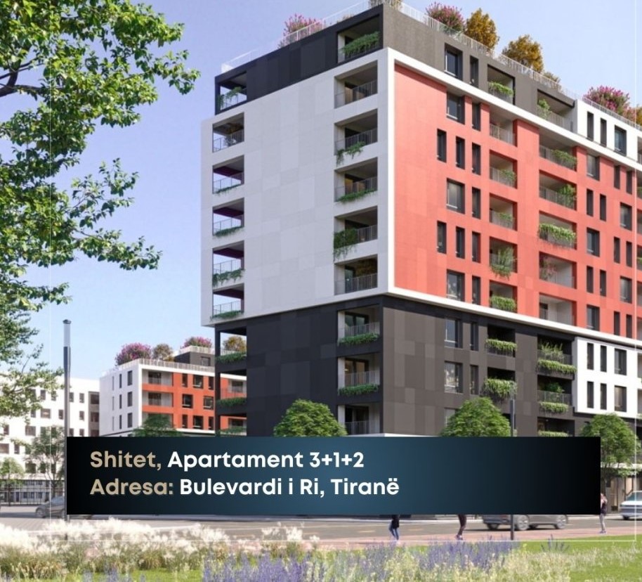 Tirane, shitet apartament 3+1 Kati 2, 124 m² 191.000 € (Bulevardi i ri, Tiranë, TT 1519)
