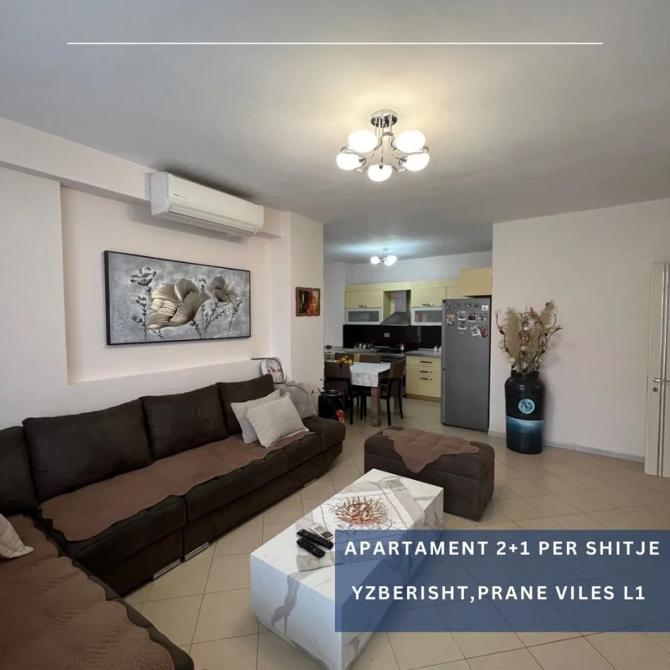 Tirane, shitet apartament 2+1+Ballkon Kati 6, 109 m² 140.000 € (Azem Galcia)