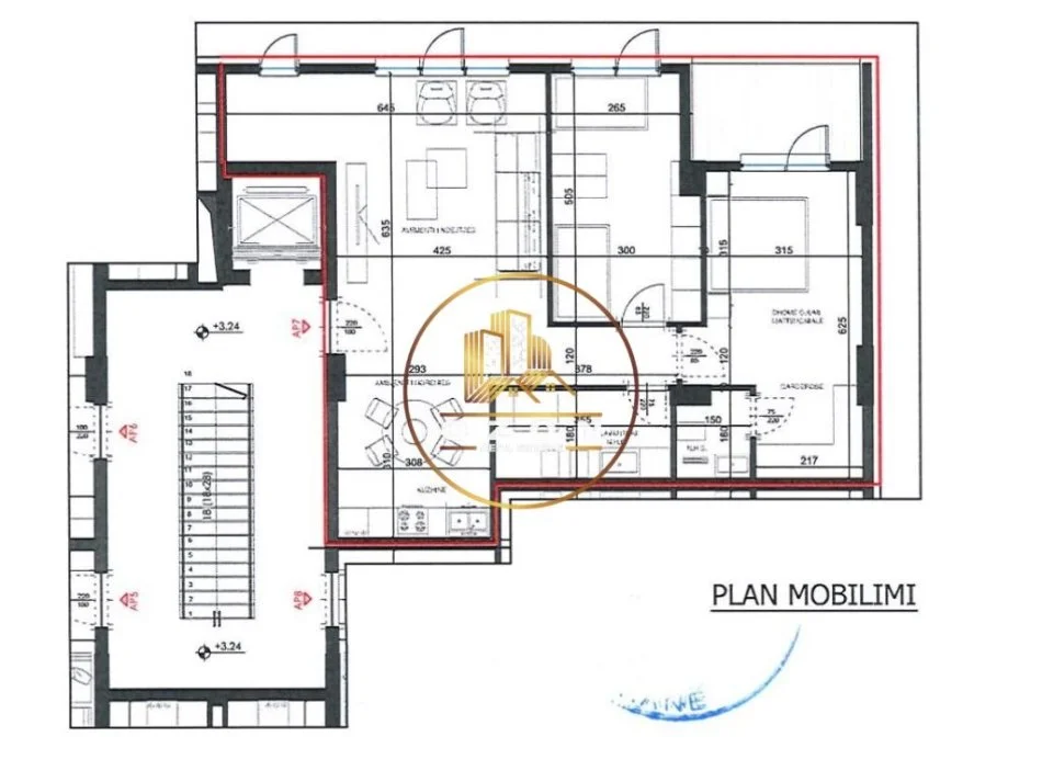 Apartament 2+1+2 në Shitje tek Kompleksi Xheluks, Rruga e Elbasanit!