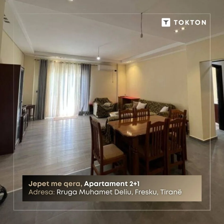 Tirane, jepet me qera apartament 2+1 Kati 2, 106 m² 300 € 