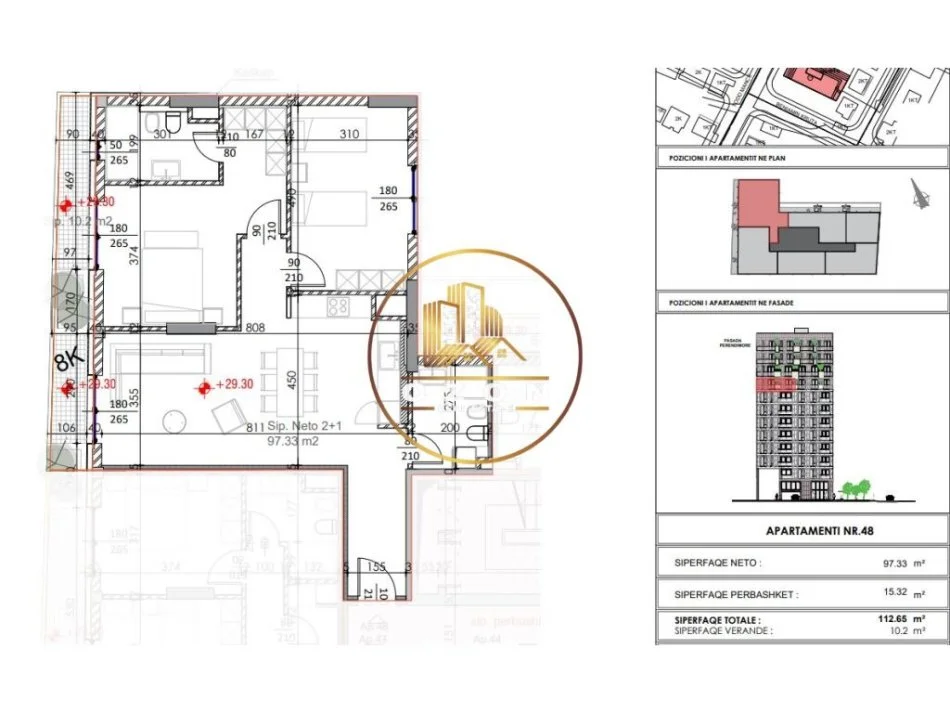 Tipologji Apartamentesh në Shitje 2+1 tek Ish Fusha e Aviacionit!