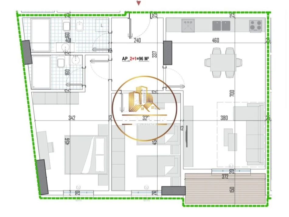 Tipologji apartamentesh 2+1 për shitje (kati i parë banim) pranë Universitetit Bujqësor, Kamëz!