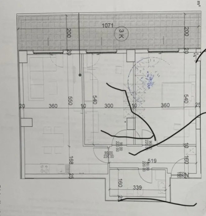 Tirane, shitet apartament 2+1 Kati 3, 111 m² 150.000 € (DRITAN HOXHA LAPRAKE TIRANE)
