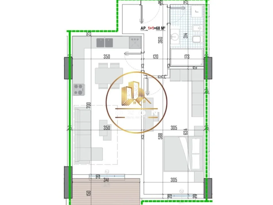 Tipologji apartamentesh 1+1 për shitje (kati i parë banim) pranë Universitetit Bujqësor, Kamëz!