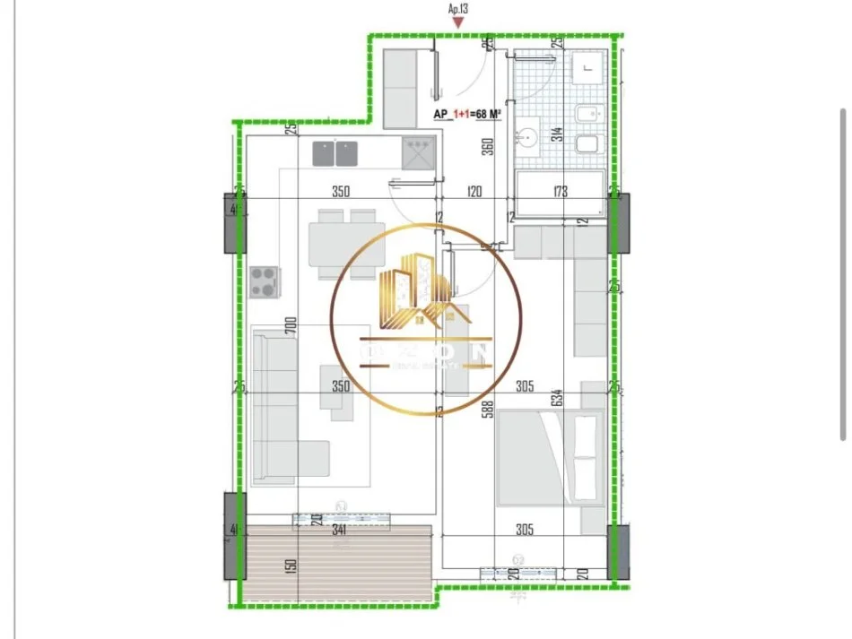 Tipologji apartamentesh 1+1 për shitje (kati i dytë banim) pranë Universitetit Bujqësor, Kamëz!