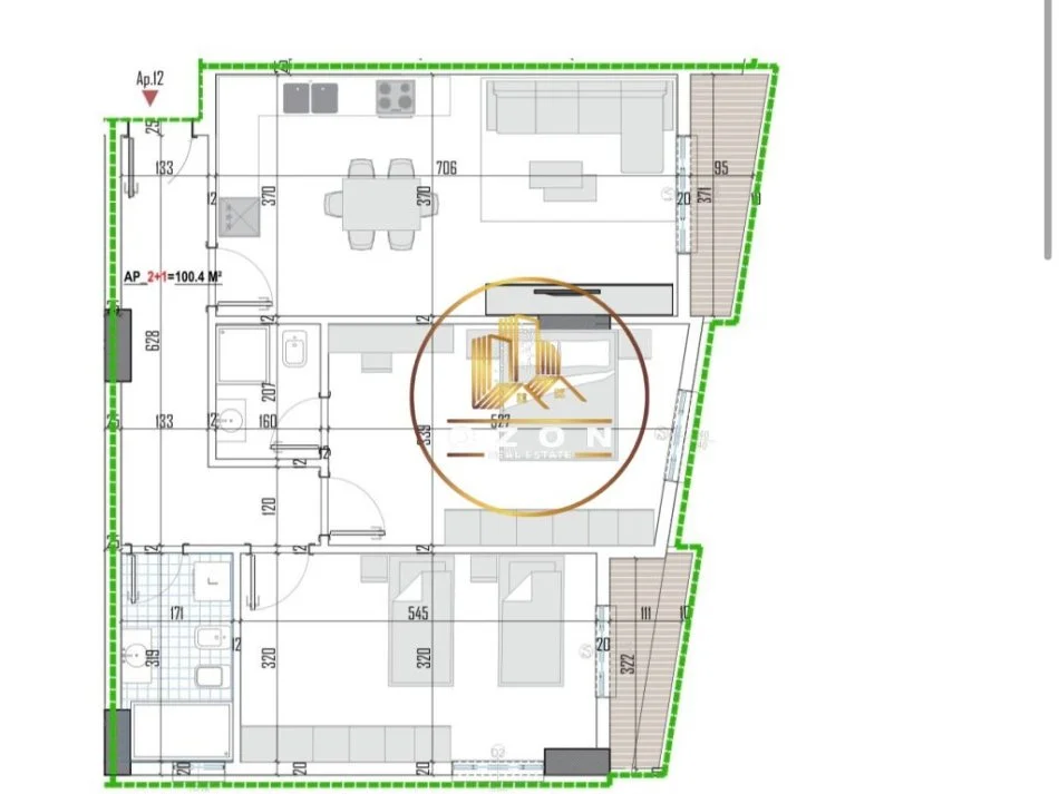 Tipologji apartamentesh 2+1 për shitje (kati i dytë banim) pranë Universitetit Bujqësor, Kamëz!