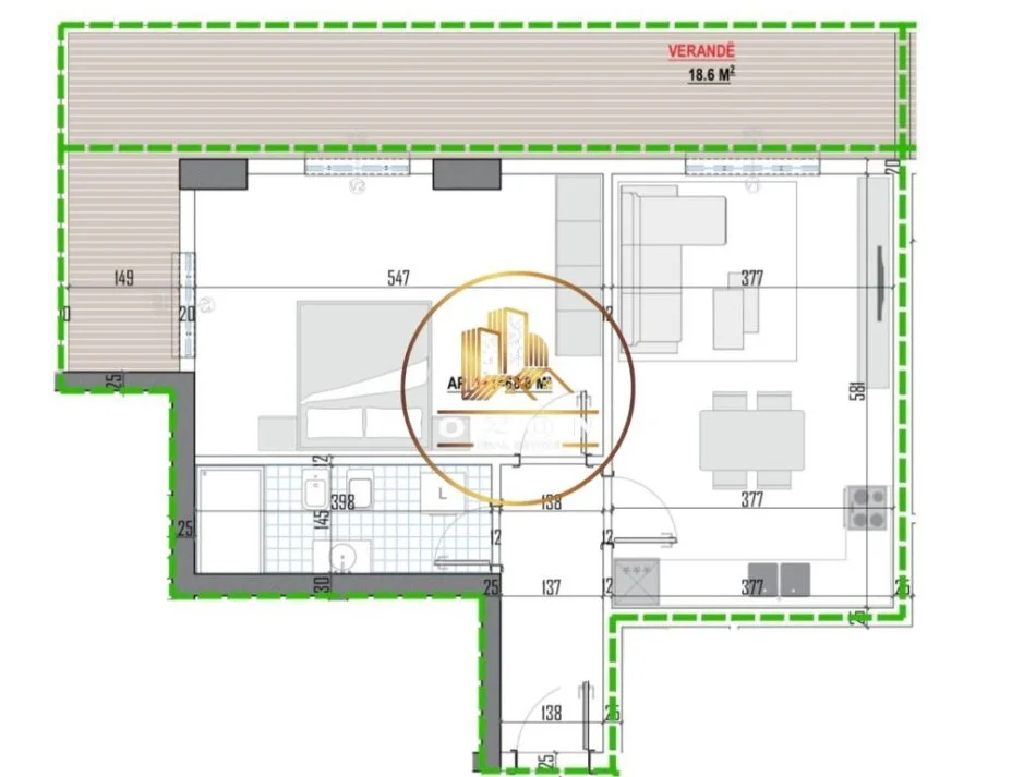 Tipologji apartamentesh 1+1 për shitje (kati i katërt banim) pranë Universitetit Bujqësor, Kamëz!