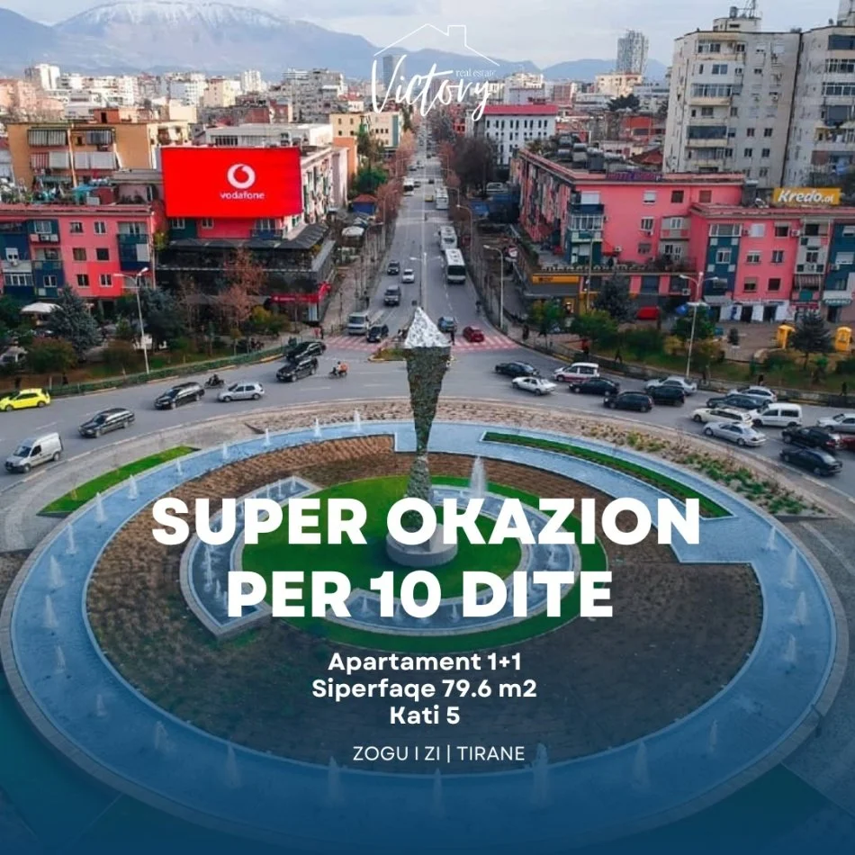 Tirane, shitet apartament 1+1 Kati 1, 79 m² 148.000 € 