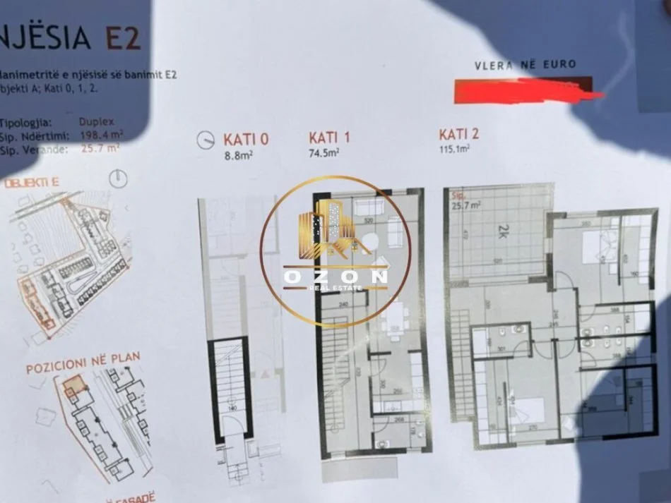 Duplex në Shitje tek Rezidenca Piccadilly Pranë TEG!
