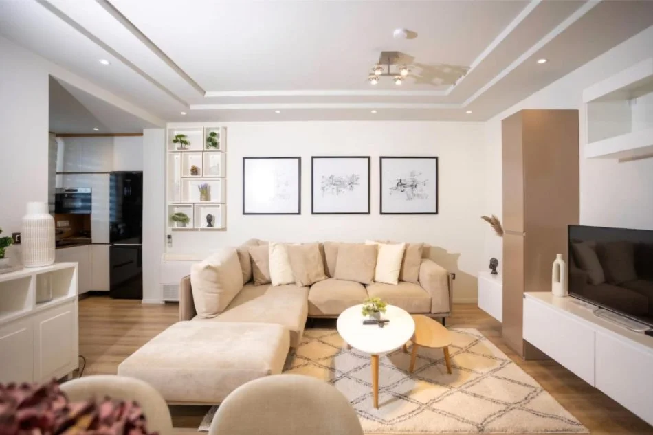 Tirane, jepet me qera apartament Kati 4, 123 m² 1.400 € (Rruga Sami Frasheri, Kompleksi NOBIS)