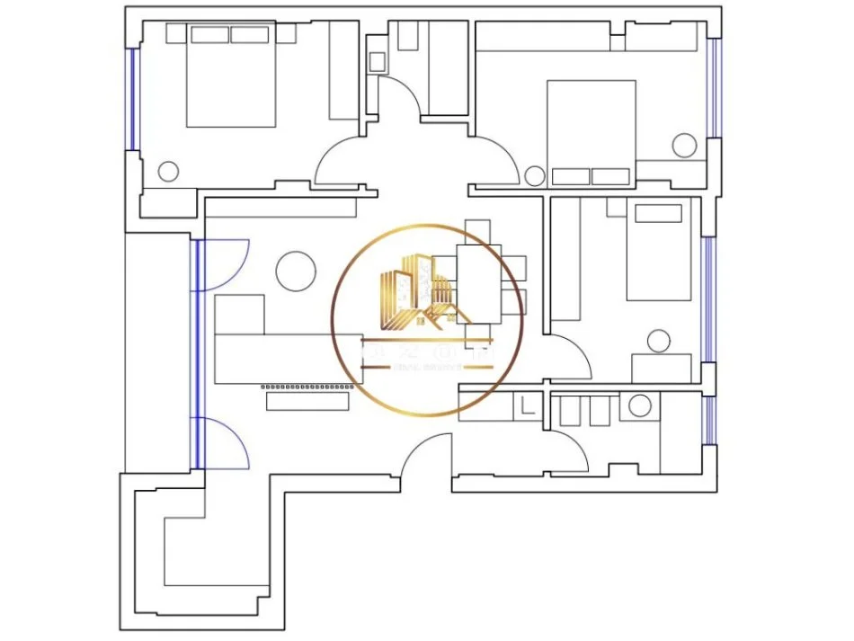 Apartament 2+1+2 në Shitje në Sauk!
