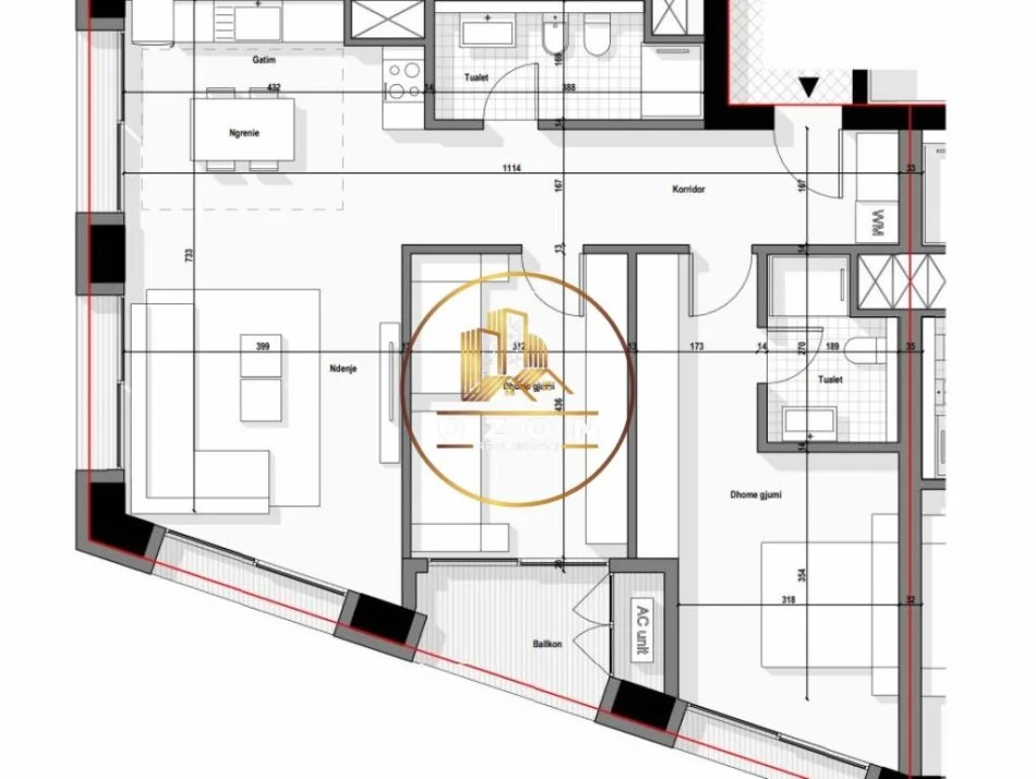 Apartament 2+1+2 për Shitje tek Tirana Boulevard!