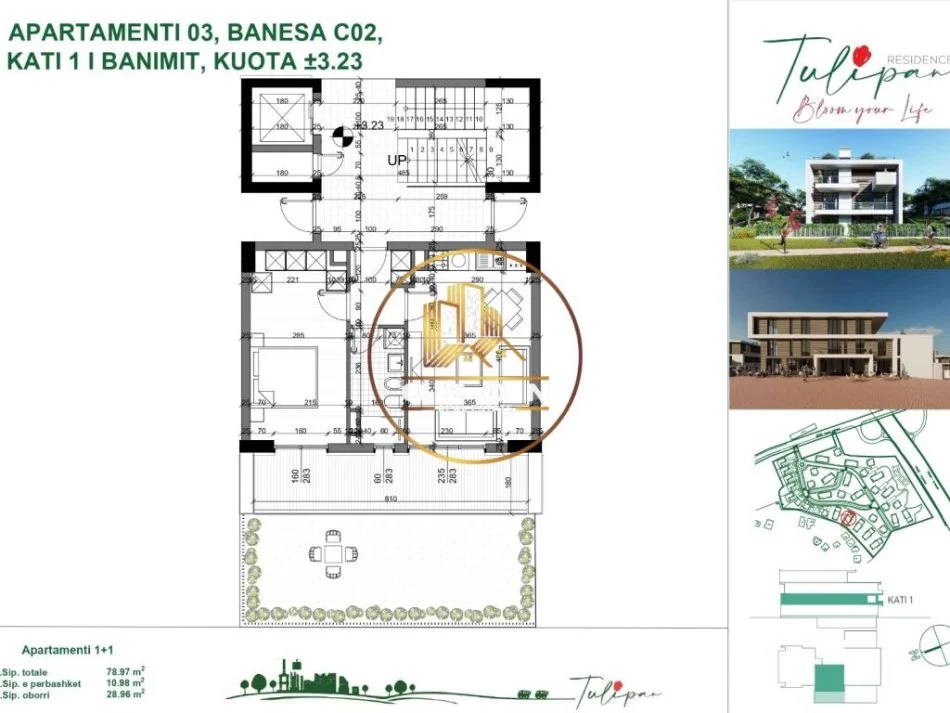 Apartament për shitje në Tulipan Residence pranë TEG !